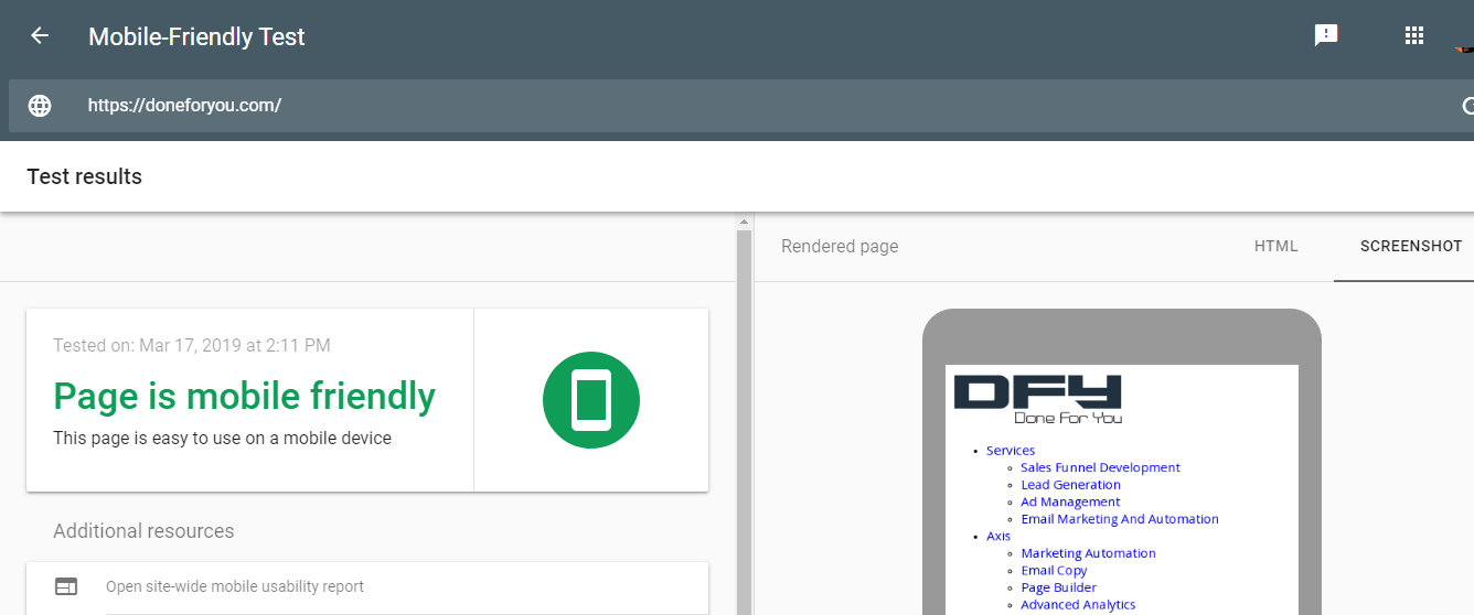 Mobile Friendly SEO