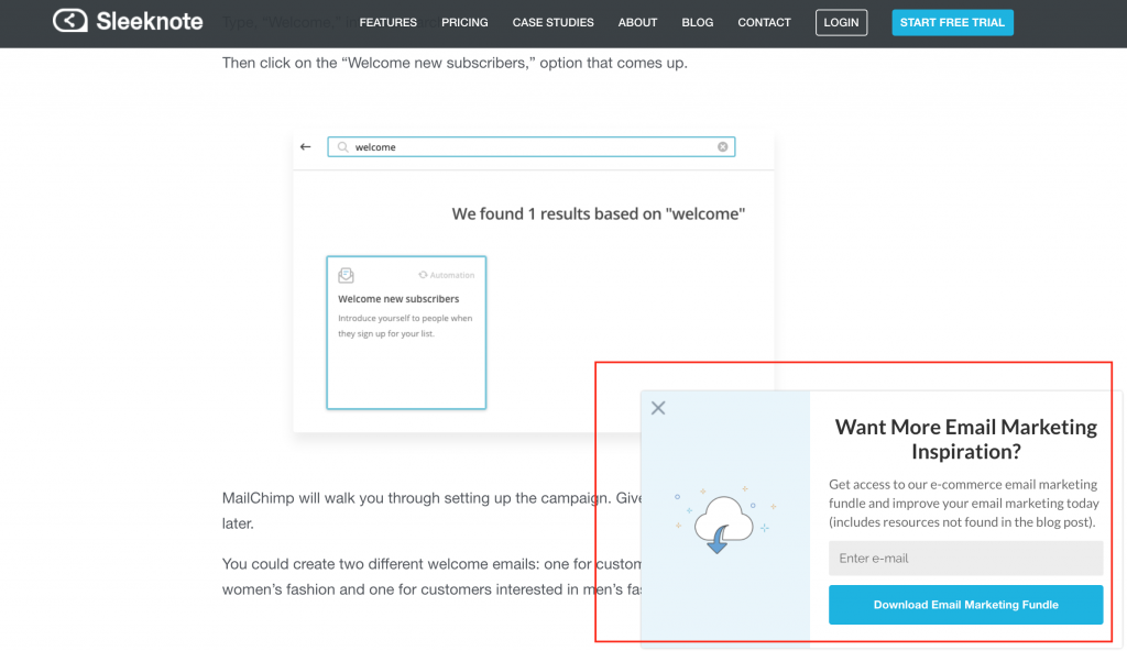 minimalistic opt-in forms